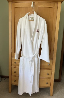 NUEVO SIN ETIQUETAS Pottery Barn Algodón Orgánico Tejido Waffle Spa Felpa Albornoz Terry Paño XL Foto 1 de 4