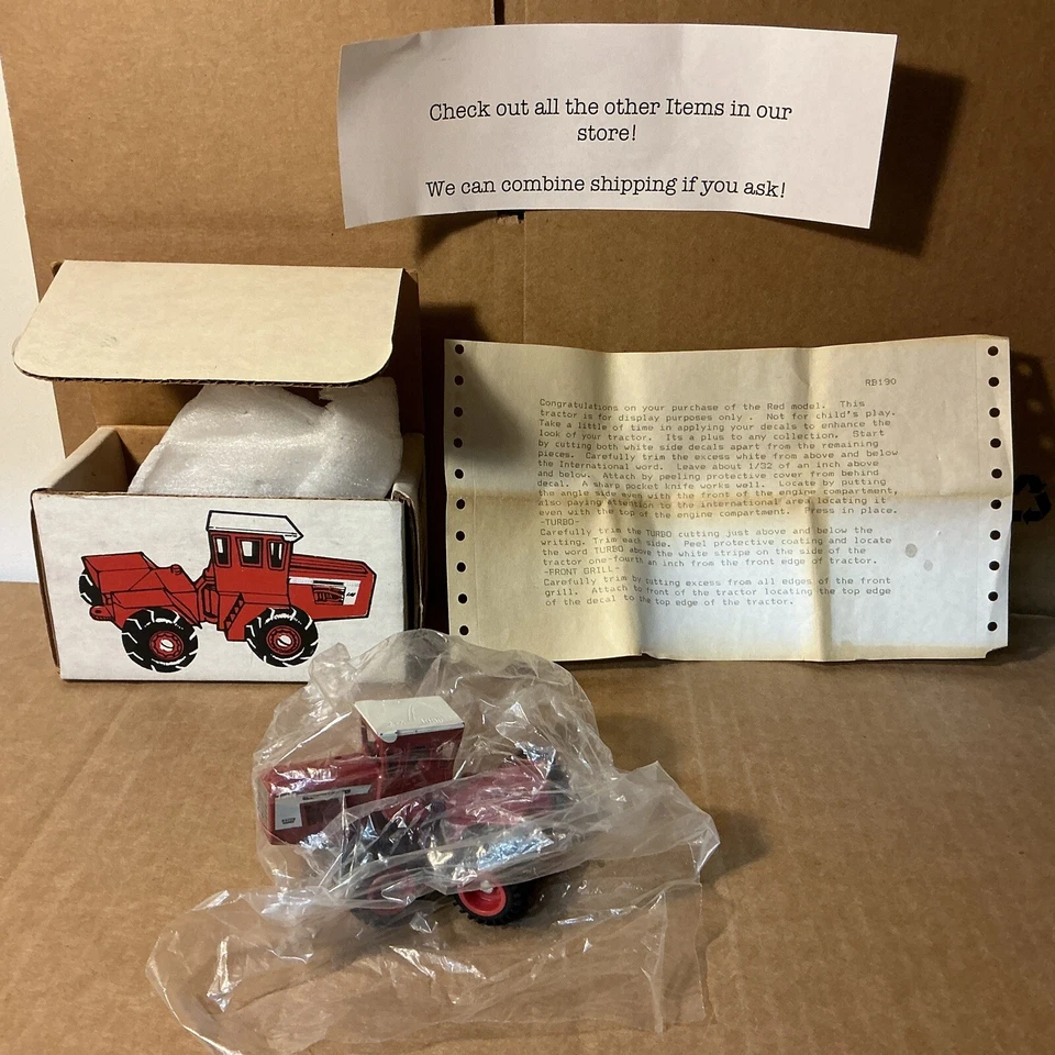 1/64 International 4366 4wd Tractor 1990 Gateway Mid-America Toy Show Custom  - Image 1 of 4