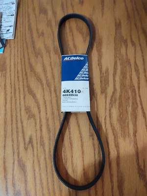 NUEVO--Cinturón serpentino acanalado en V estándar para Infiniti M30 1990-1992 ACDelco 4K410 Foto 1 de 3