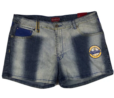 Pantalones Cortos Denim Polo Sur Vintage Años 90 Azul Talla 13 Nuevos Stock Antiguo Foto 1 de 4