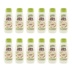 12pz Garnier Ultra Dolce Shampoo Nutriente Latte di Mandorla Linfa d'Agave 300ml - Foto 1 di 8
