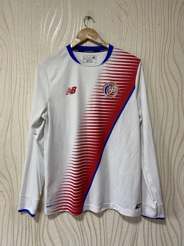 COSTA RICA 2016 2017 AWAY FOOTBALL SHIRT SOCCER JERSEY LONG SLEEVE NEW Cover