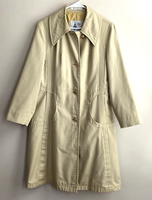 Impermeable Mujer Vintage Misty Harbor Mod ILGWU Talla 14 Foto 1 de 4