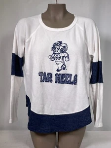 North Carolina Tar Heels Retro Brand White Long Sleeve Thermal Top Women's SMALL - Picture 1 of 11