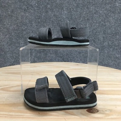 Reef Convertible Sandal Toddler Boys 7 Gray Lil Ahi Strappy Slingback Casual - Image 1 of 4