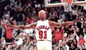 Classic Sports Prints - Dennis Rodman - Chicago- Canvas - Ready to Hang!!! - Picture 1 of 4