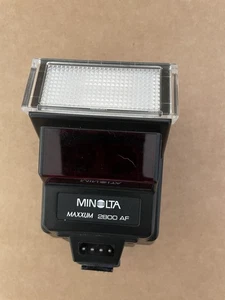 Vintage MINOLTA MAXXIM 2800AF Shoe Mount Flash - Picture 1 of 7