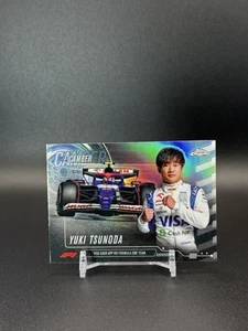 2024 Topps Chrome Formula 1 F1 Logofrattore Yuki Tsunoda Camber #CAM-10 - Foto 1 di 2