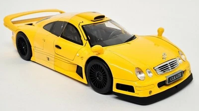 Maisto 1/18 Mercedes Benz CLK GTR versión calle amarillo diecast escala modelo coche Foto 1 de 4
