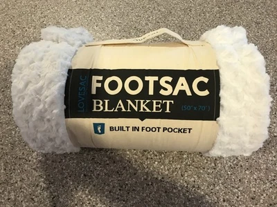 Lovesac Footsac Blanket 50x70, Alpine Swirl Phur - Image 1 of 3