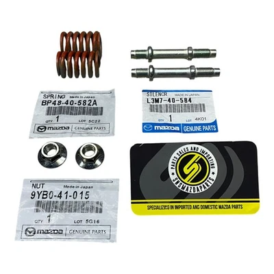 06-15 Mazda Miata MX5 MX-5 OEM Genuino Colector de Escape a Midpipe Kit de Herrajes Foto 1 de 4