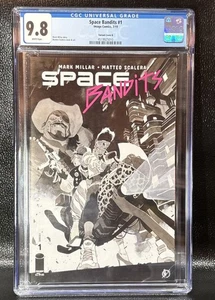 Space Bandits Comic 1 Cover B Sketch Variant Matteo Scalera 2019 CGC 9.8 - Bild 1 von 4