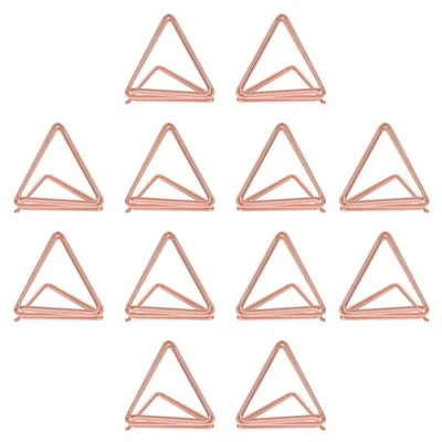 25Pcs Double Triangle Memo Clips Photo Clips Business Cards Clamps Photo Holders - Image 1 of 4