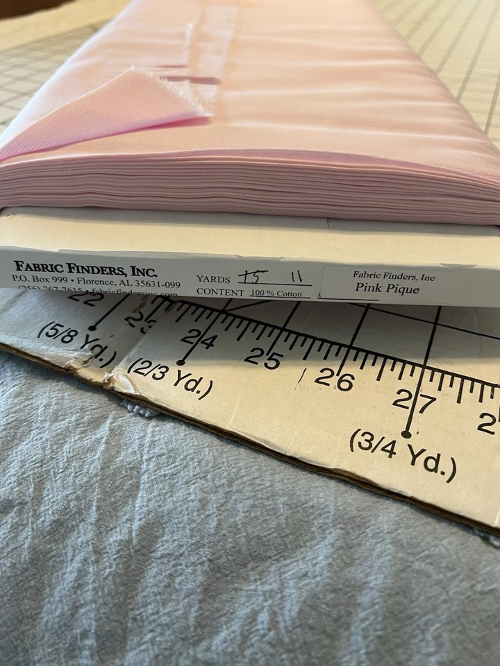 BUSCADORES DE TELA PIQUÉ ROSA 58 PULGADAS DE ANCHO - POR YARDA Foto 1 de 1