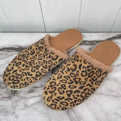 Zapatillas Caslon Alise Guepardo Gamuza Piel Sintética Forradas Mula - Marrón Talla 9M  Foto 1 de 4