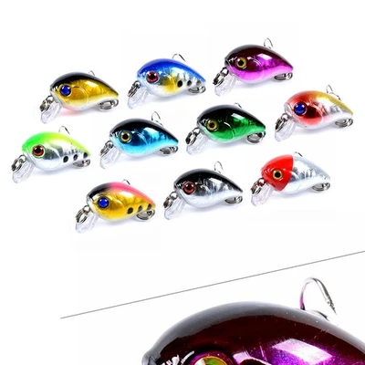 1,5g/3cm Minnow Crankbait Kunstköder Fischköder Angeln Köder Haken Hecht Wobbler - Bild 1 von 4