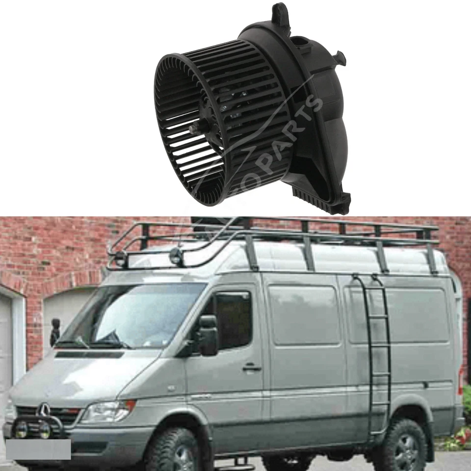 Ventilador calentador motor para Mercedes Benz Sprinter 1996-2006 gasolina y diésel Foto 1 de 4