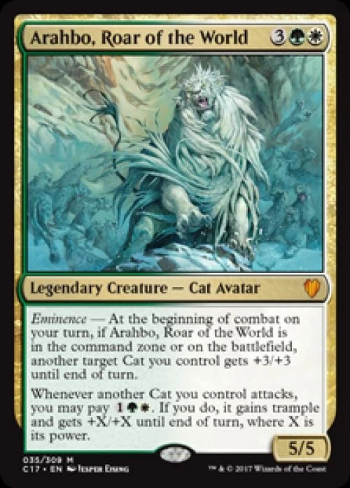 Arahbo, Roar of the World -Foil Near Mint MTG Commander 2017 - Image 1 of 1