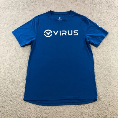 virus camiseta hombre S azul MMA jiu jiitsu equipo de lucha Foto 1 de 4