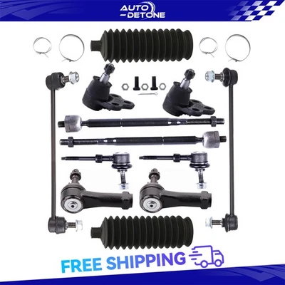 12X Ball Joints Rack & Pinion Bellow Tie Rod End Kit For Saturn Vue 2002-2007 Foto 1 de 4