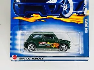 2002 Hot Wheels Collector #200 MINI COOPER Green Collectors.com Tampo w/5Sp NEW - Picture 1 of 6