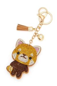 Portachiavi cuscino strass Shiba Inu - Foto 1 di 2