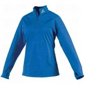 Athletic Shirt Worth Quarter Zip Blue Pullover Long Sleeve Womens Top-size XS - Picture 1 of 5