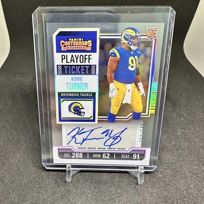 2023 Panini Contenders Rookie Ticket Playoff Ticket Variation Kobie Turner /149 - Image 1 of 2