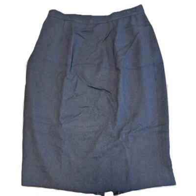 Black Pencil Skirt 100% Wool Size 12 - Image 1 of 4