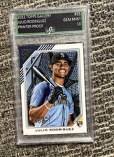 2022 Topps Gallery Julio Rodriguez Printer Proof SP Rookie RC 35 PSA 10 Mariners