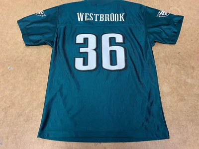 Футболка NFL Philadelphia Eagle Brian Westbrook No36 РАЗМЕР МОЛОДЕЖНЫЙ XL - Изображение 1 из 4