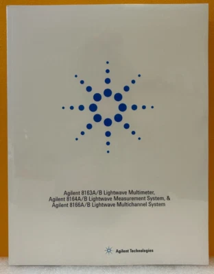 Agilent / HP 08164-90B15 2004 Lightwave Multimeter / Measurement System Manual. - Image 1 of 2