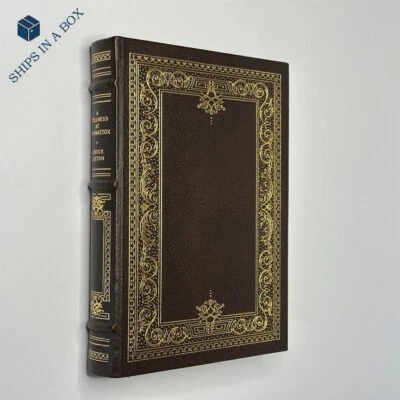 Franklin Library "A Stillness at Appomattox" Bruce Catton (1983, Leather) Foto 1 de 4