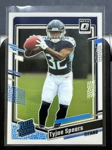 2023 Donruss Optic Tyjae Spears Rated Rookie RC #297 Titans - Picture 1 of 2