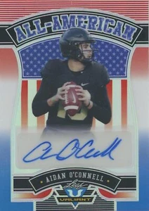 Aidan O'Connell 2022 Leaf Valiant All American Red White Blue Auto #5/7 #AA-AO1 - Picture 1 of 2