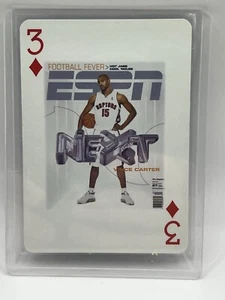 RARE 1999 ESPN the Magazine Vince Carter 3 of diamonds Employee Playing Card - Picture 1 of 2