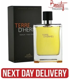 Hermes Terre D'Hermes Pure Parfum EDP 200ml Spray- BRAND NEW WITH BOX - NEXT DAY - Picture 1 of 1