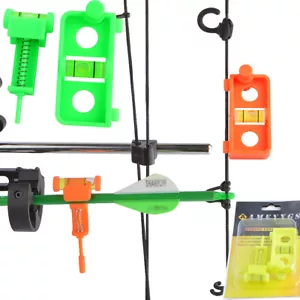 Archery String Tuning Mounting Level Calibration Nock Combo Compound Bow Hunting - Picture 1 of 19