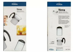 Juego de azúcar y crema Trudeau Tirra descontinuado nuevo en caja vidrio templado térmico FOODIES - Imagen 1 de 1
