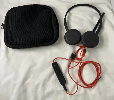 Plantronics C3225T Wired Headset C3200 USB includes bag. Used - Image 1 of 4