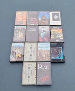 Vintage 11 Epic Stereo Cassette Tapes: Robert Plant, Led Zeppelin, Pink Floyd - Picture 1 of 10