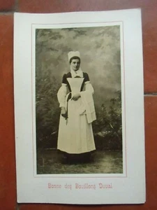 Petits métiers, ancienne photographie BONNE des BOUILLONS DUVAL fin 19éme  - Imagen 1 de 4