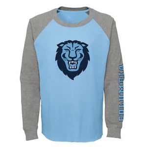 Outerstuff NCAA Youth Columbia Lions Warm Up Raglan Thermal Shirt - Picture 1 of 6