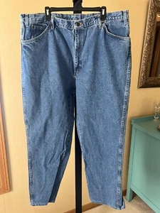 Dickies 44x32 Denim Jeans Blue Cotton Mens Classic - Picture 1 of 2