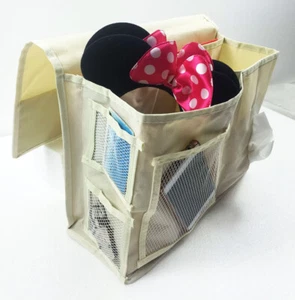 Household 6 Pocket Bedside Storage Caddy Sofa Storage Organizer Book Remote Pad - Picture 1 of 4