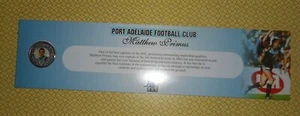 2004 ADVERTISER/SUNDAY MAIL CAPTAINS MEDALLION MATTHEW PRIMUS PORT ADELAIDE - Picture 1 of 3