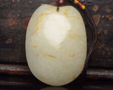 Certified Chinese Natural Hetian Jade Hand-carved Tortoise Shell Pendant 9996
