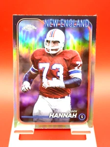 2024 Topps cromo refractor John Hannah #129 New England Patriots - Imagen 1 de 2