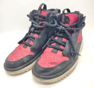 Nike Air Jordan 1 High React Black/Noble Red AR5321-006 Men's Size 10 - Picture 1 of 11