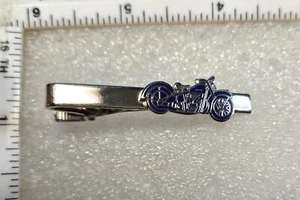 Motorcycle Officer Male Tie Bar Silver - Picture 1 of 2
